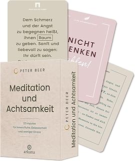 Meditation und Achtsamkeit: 52 Impulse für innere Ruhe, Gelassenheit und weniger Stress - Das Kartenset mit Begleitbuch und praktischen Anleitungen vom SPIEGEL-Bestsellerautor